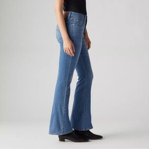 Levi's Women's 726 High Rise Slim Fit Flare Blue Jeans